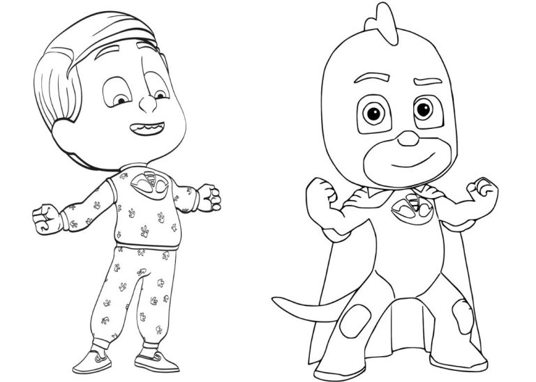 Connect The Dot Printable Connect The Dot Pj Masks Coloring Pages
