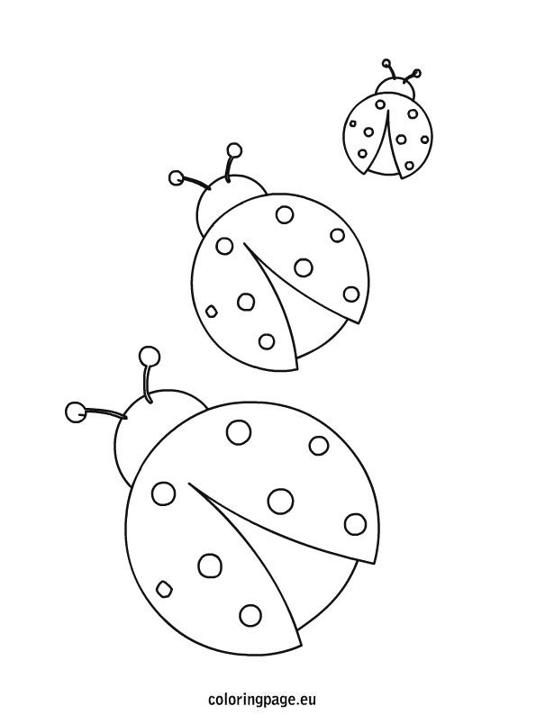 Ladybug Coloring Printables