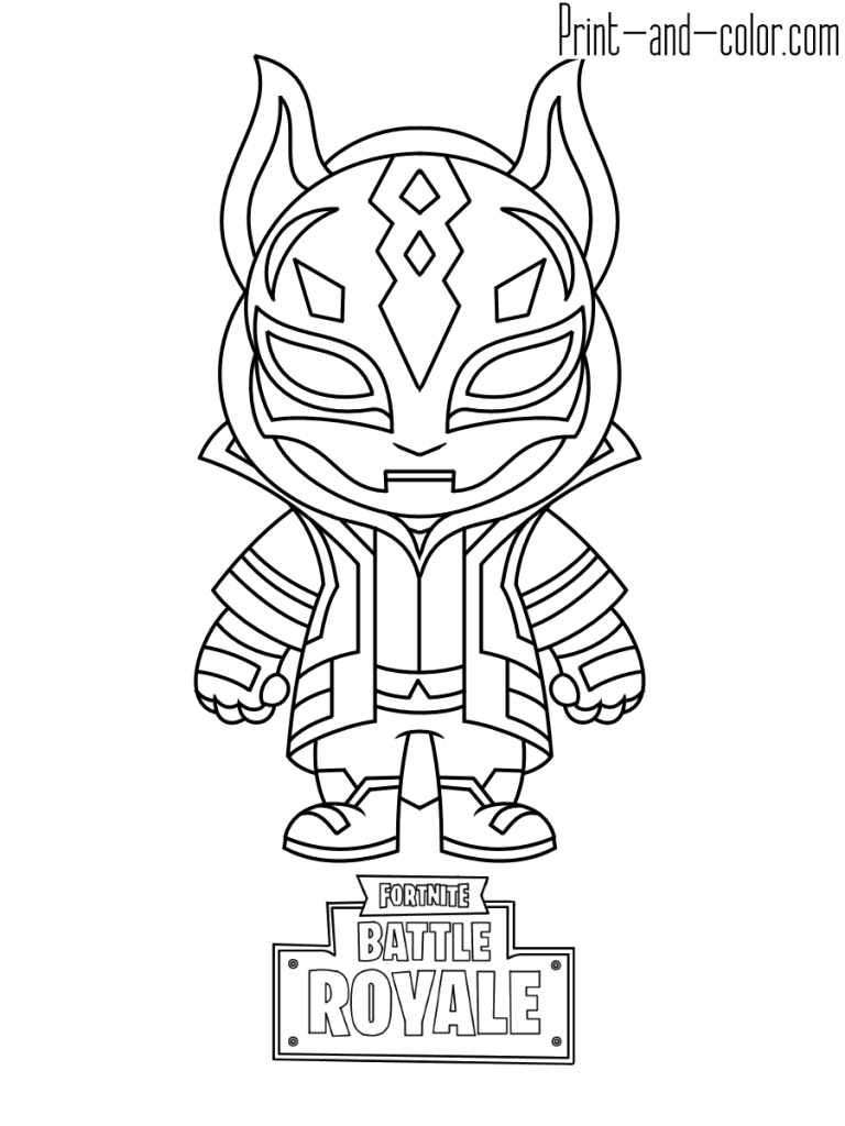 Groot Coloring Pages Fortnite