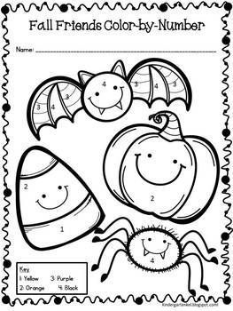 Easy Halloween Worksheets For Kindergarten