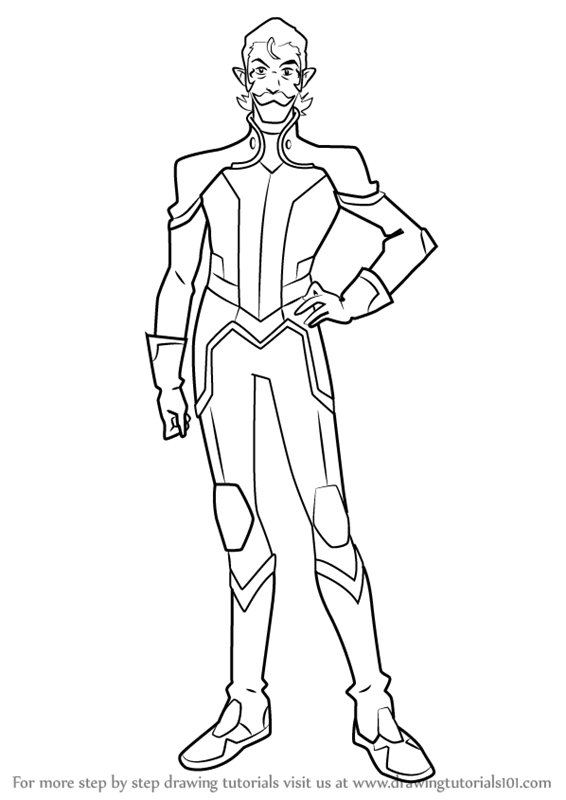 Shiro Voltron Coloring Pages
