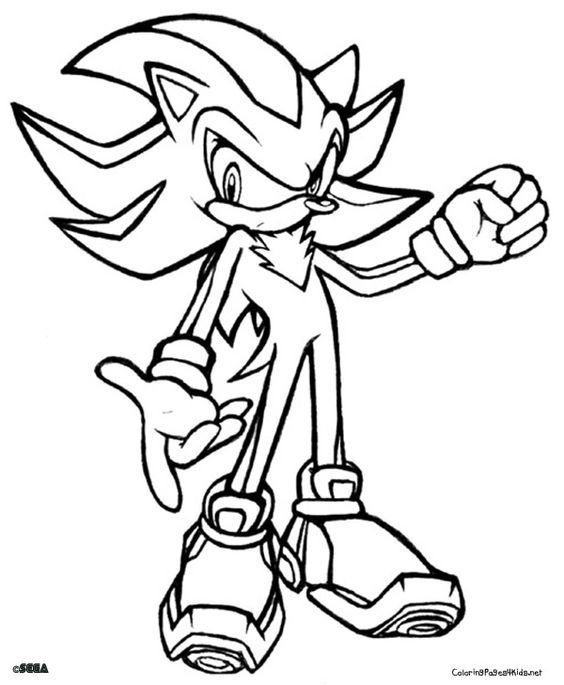 Printable Sonic The Hedgehog Coloring Pages Free