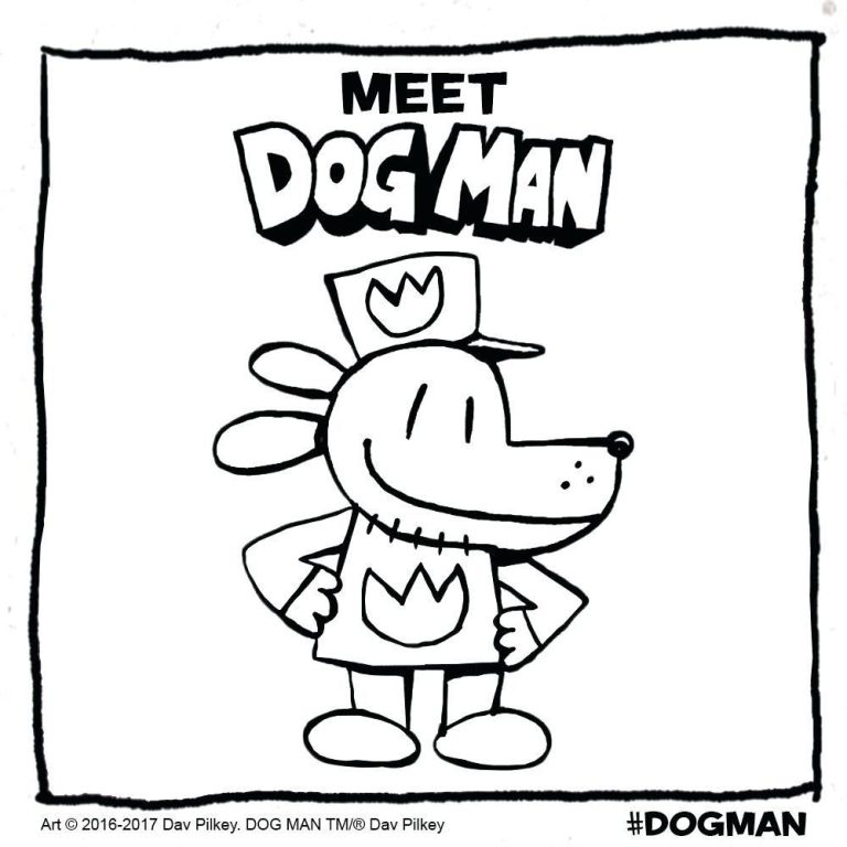 Dog Man Unleashed Coloring Pages