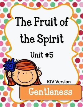 Fruit Of The Spirit Coloring Page Kjv