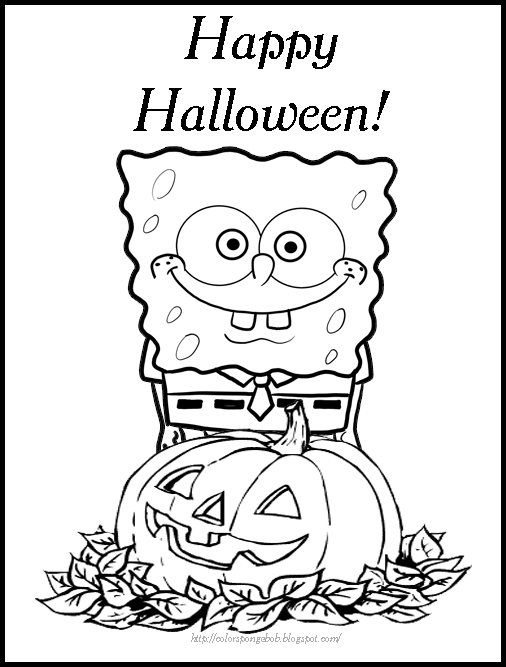 Full Size Printable Halloween Coloring Pages Free