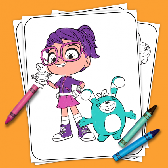 Abby Hatcher Coloring Pages Free