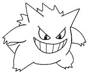 Halloween Ghost Pokemon Coloring Pages