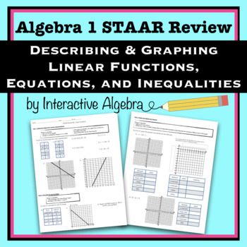Linear Equations Review Worksheet Algebra 1