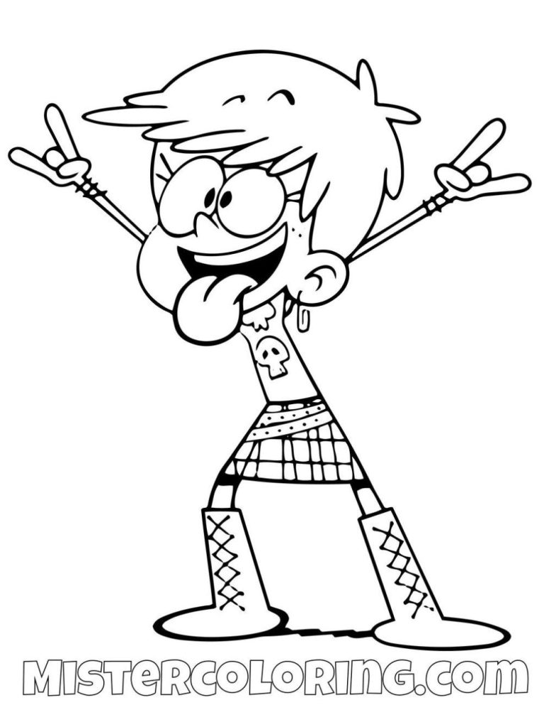 Loud House Coloring Pages Lola