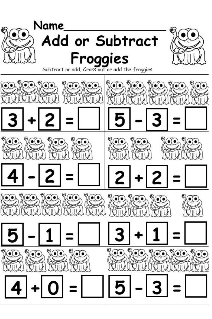 Easy Printable Math Worksheets For Kindergarten