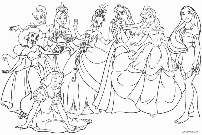 Free Princess Coloring Pages Printable