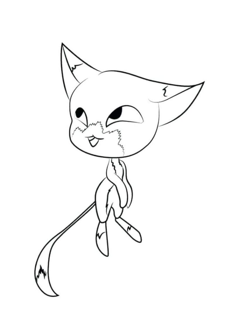Kwami Super Cute Kwami Miraculous Ladybug Coloring Pages