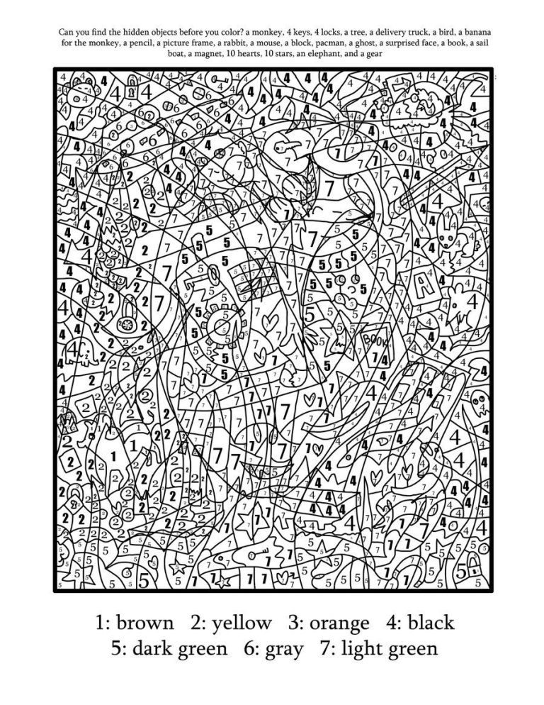 Advanced Online Coloring Pages By Number