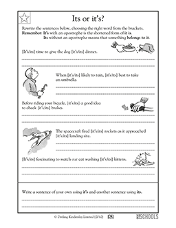 Writing Free Printable Worksheets For 3rd Grade