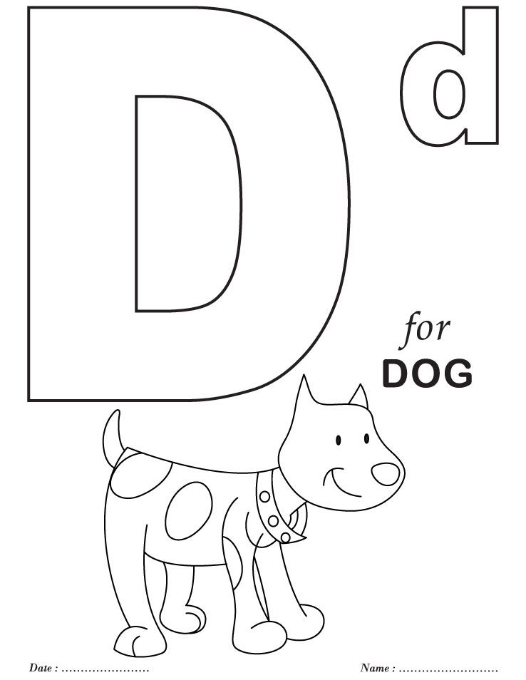 Practice Free Preschool Free Printable Alphabet Coloring Pages