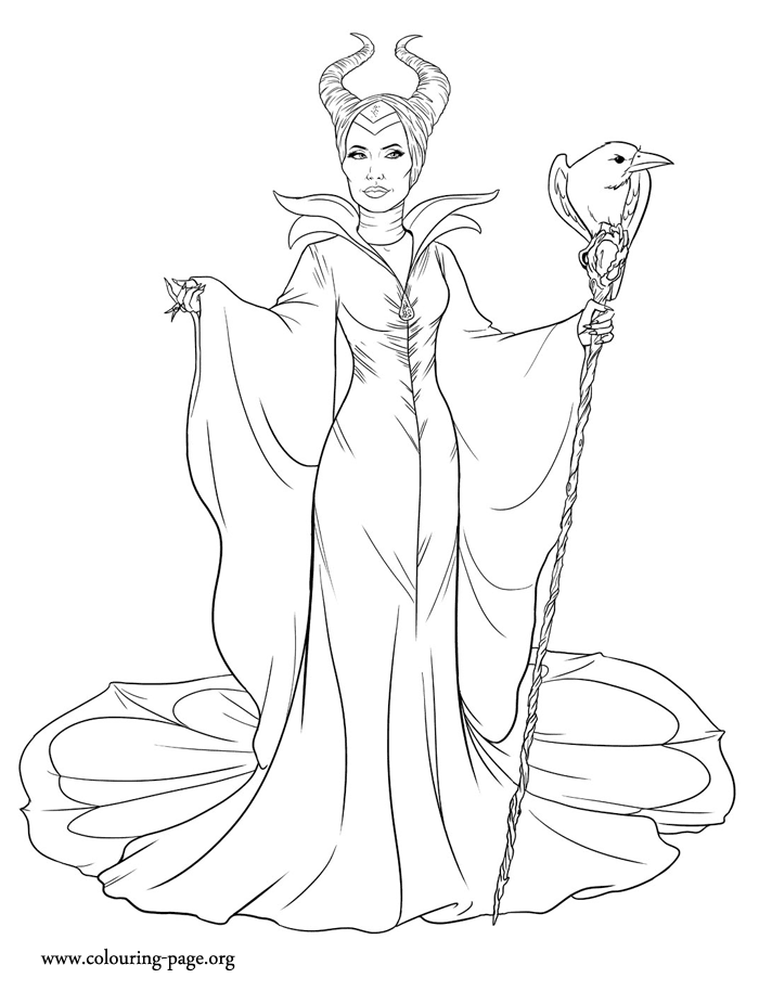 Scary Spooky Magical Beauty Halloween Coloring Pages