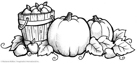 Fall Pumpkin Pictures To Color