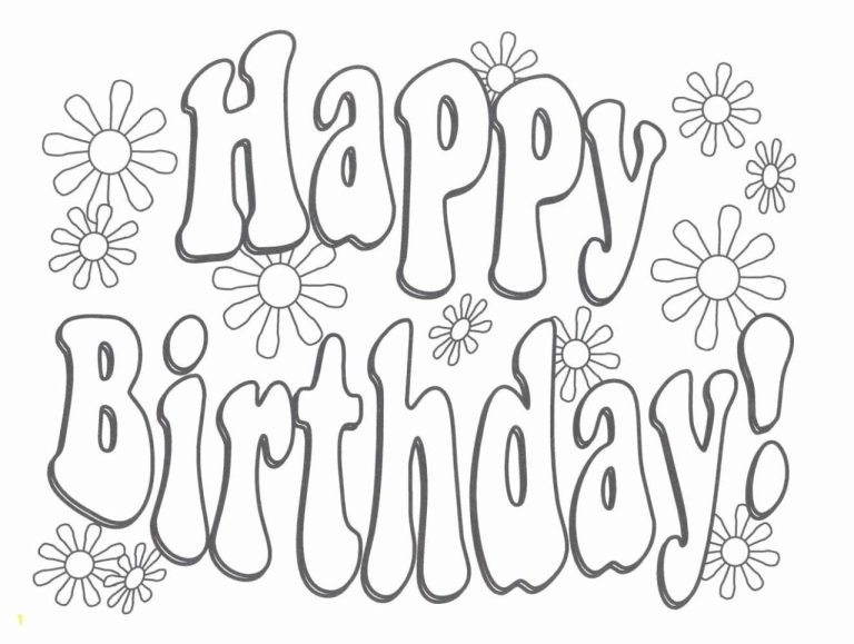 Free Printable Happy Birthday Uncle Coloring Pages