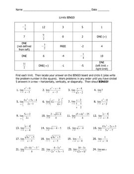 Derivative Worksheet With Answers Doc