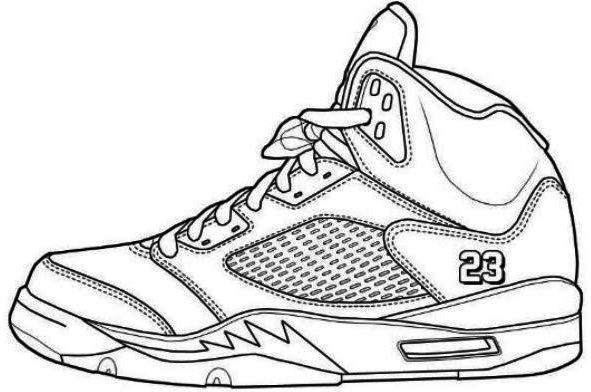 Cool Coloring Sheets Shoes