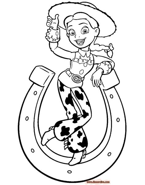 Jessie Disney Channel Coloring Pages