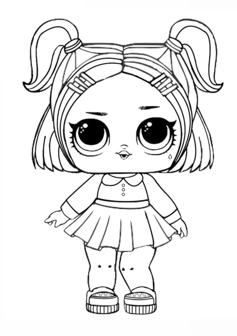 Unicorn Sisters Lol Doll Coloring Pages