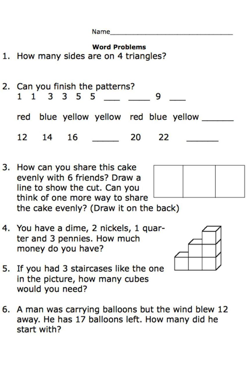 Printable Second Grade Math Review Worksheets