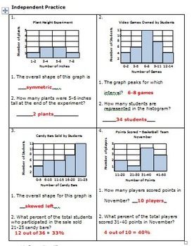 Frequency Table Worksheet 8th Grade