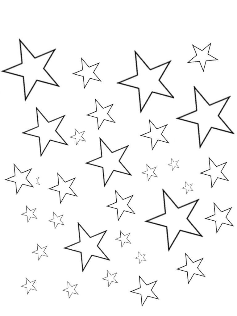 Stars Coloring Pages Printable