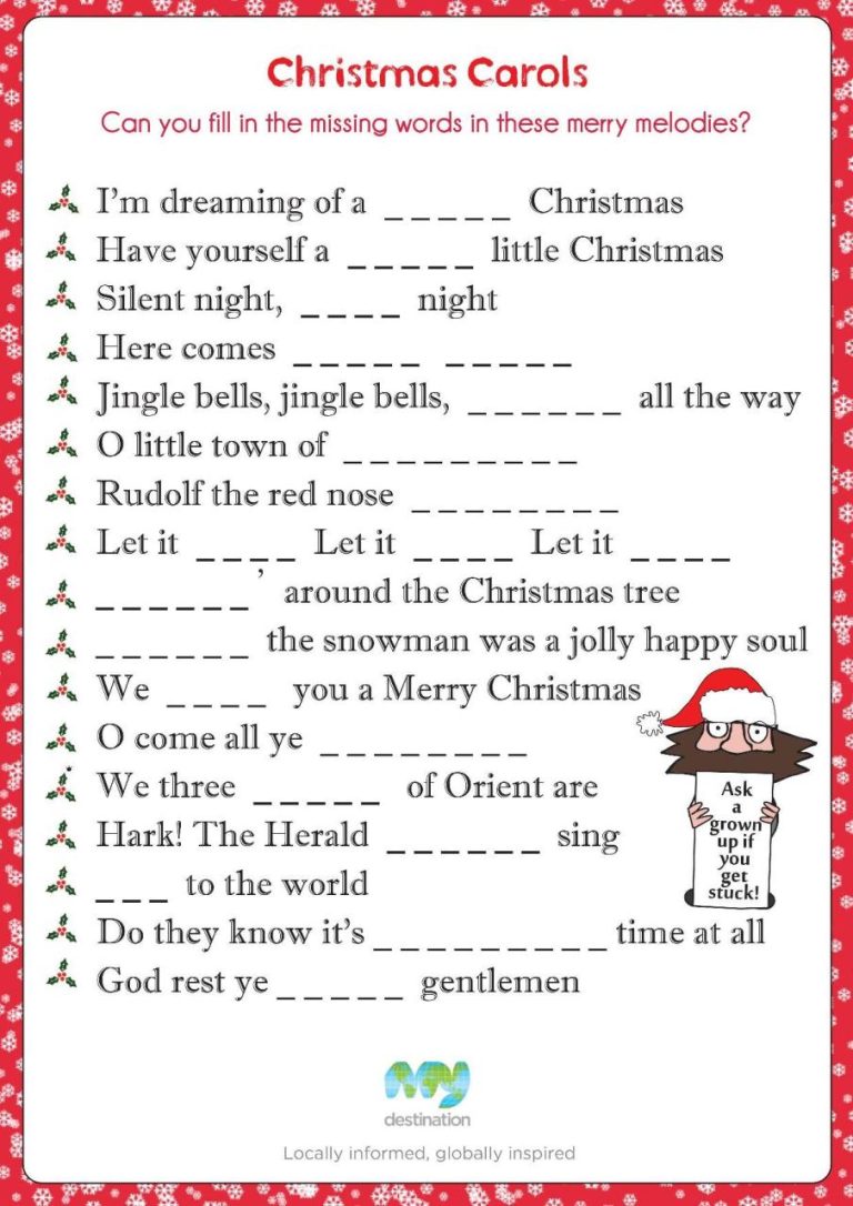 Free Printable A Christmas Carol Worksheets Pdf