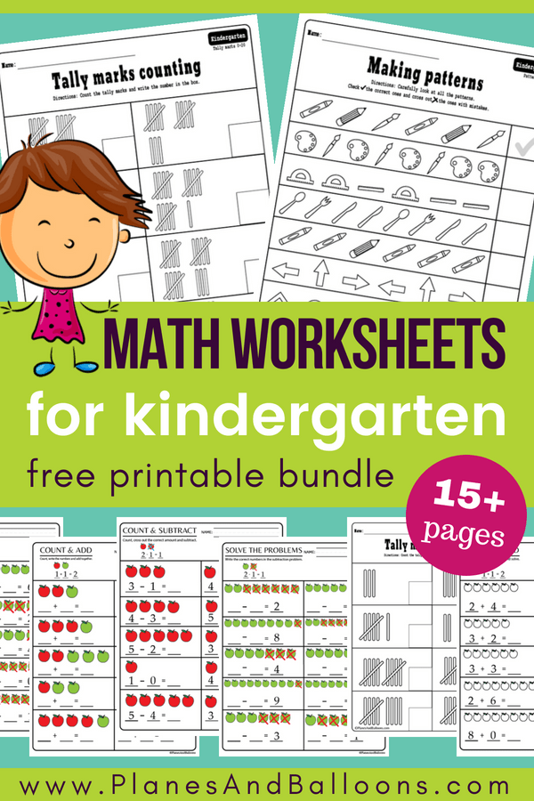 Kindergarten Math Worksheets Pdf Free Download