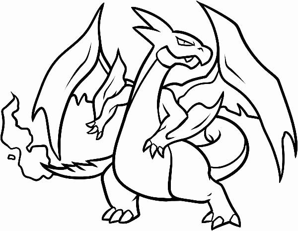 Mega Charizard X And Y Coloring Pages