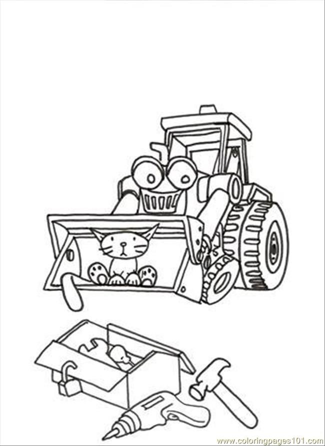 Dizzy Bob The Builder Coloring Pages