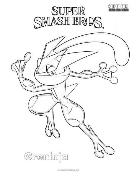 Super Smash Bros Coloring Pages Free