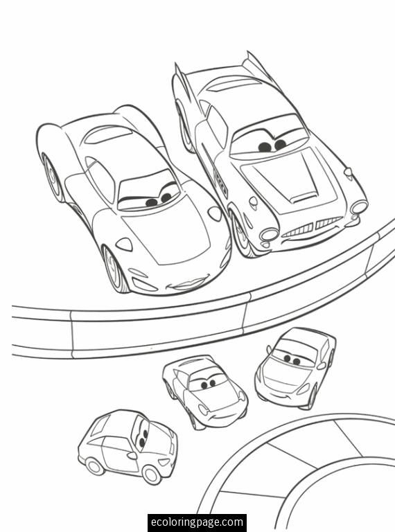 Disney Pixar Cars 2 Coloring Pages