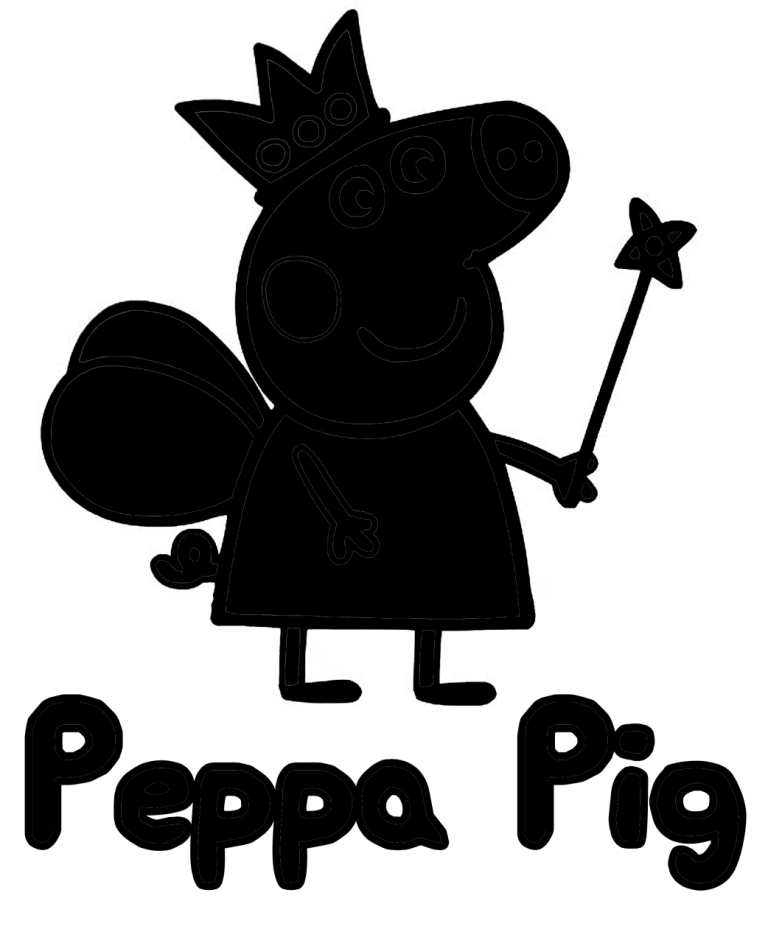 Full Size Free Printable Peppa Pig Coloring Pages