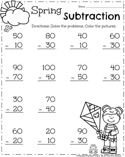 Fun First Grade Math Worksheets Free
