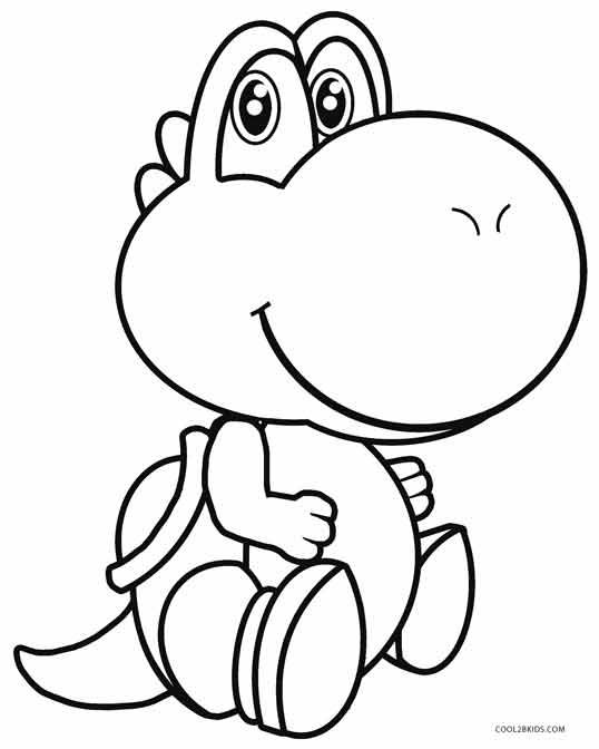 Baby Mario And Luigi Coloring Pages