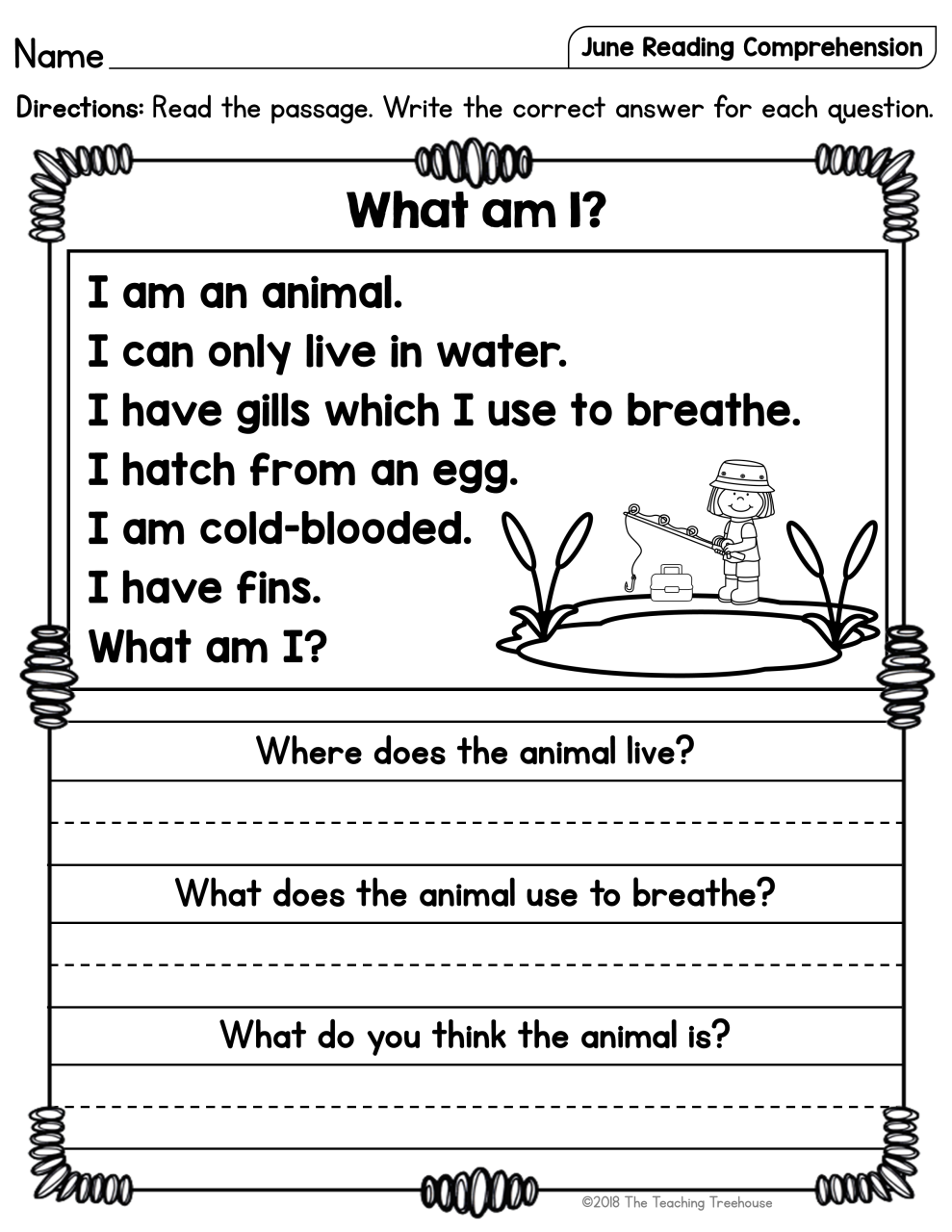 Reading Comprehension Worksheets For Grade 1