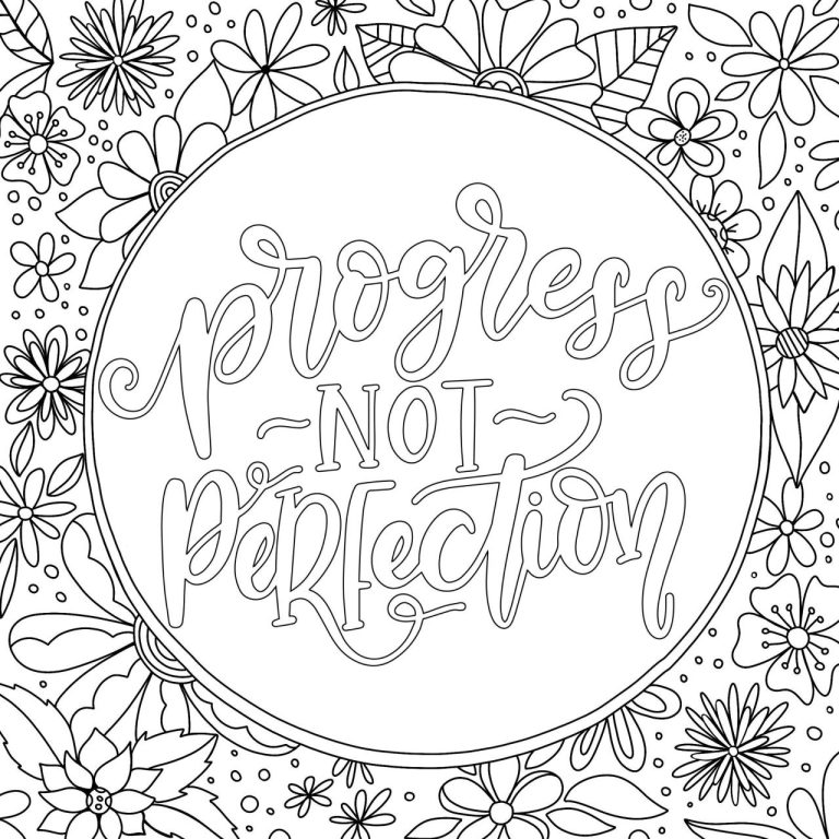 Inspirational Colouring Pages For Kids