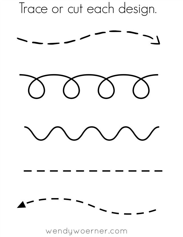 Free Printable Cutting Shapes Worksheets