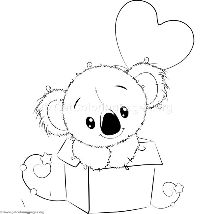 Koala Coloring Pages For Kids