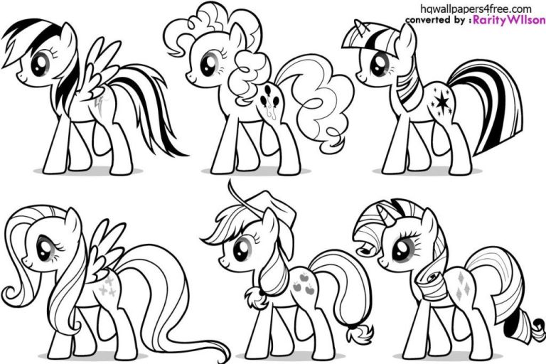 My Little Pony Coloring Pages To Print For Free