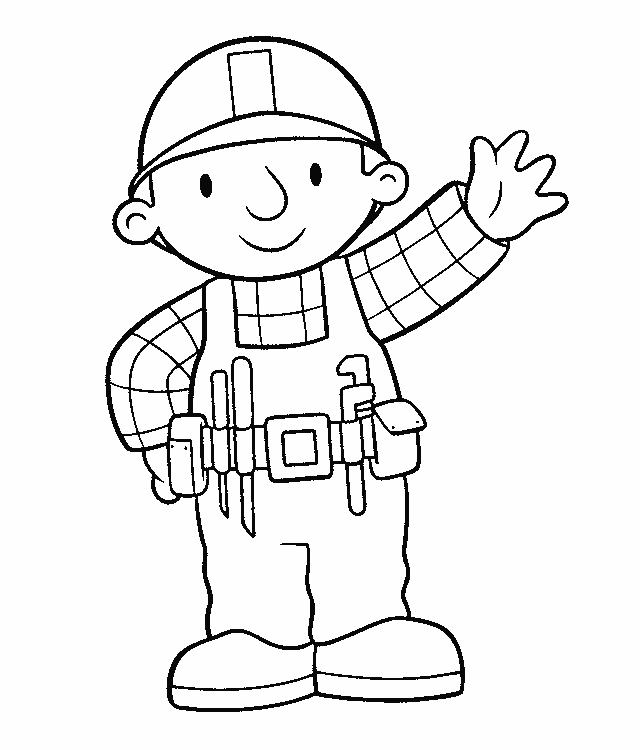 Free Printable Bob The Builder Coloring Pages