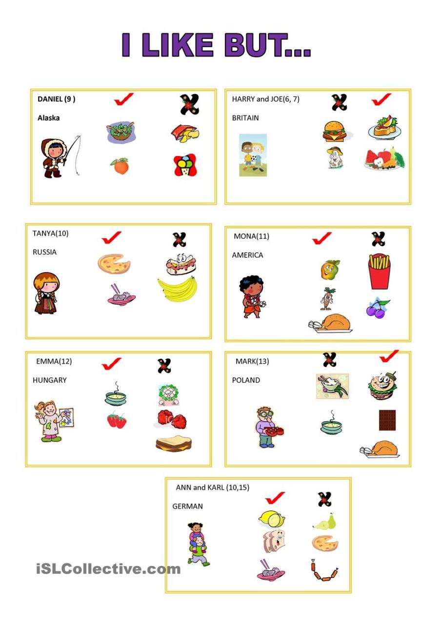 English Conversation Worksheets For Kids