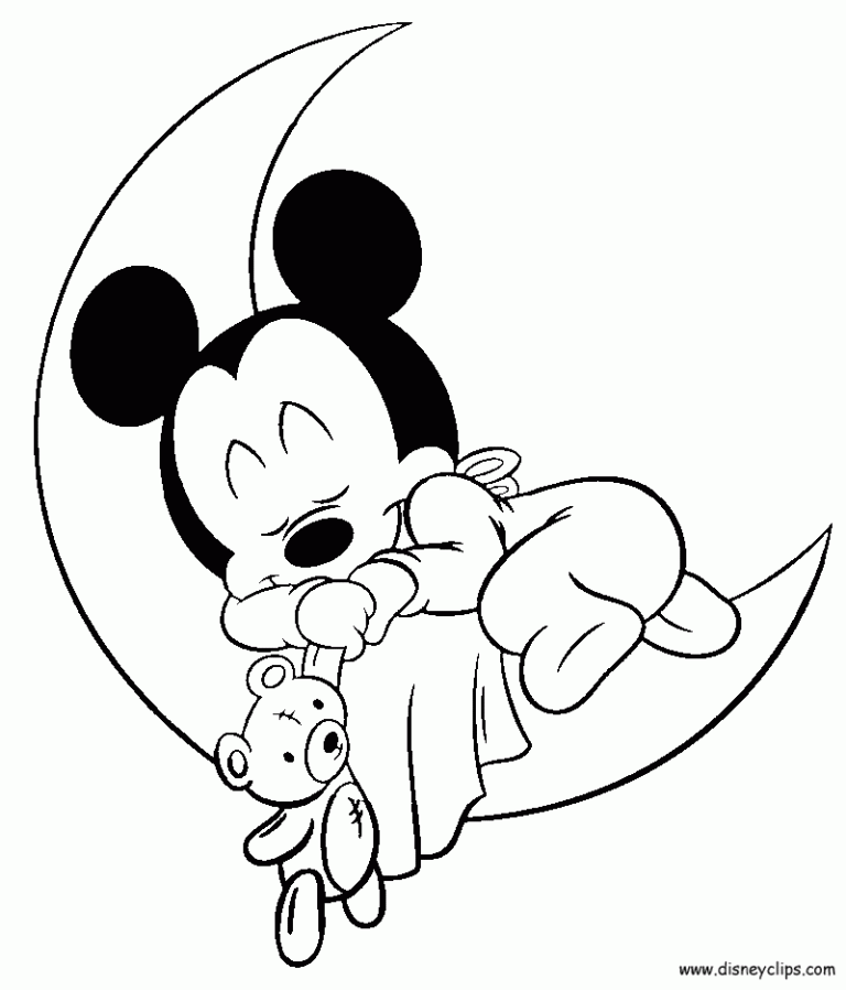 Coloring Pages Disney Baby