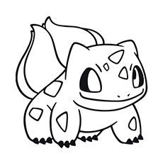 Baby Bulbasaur Coloring Pages