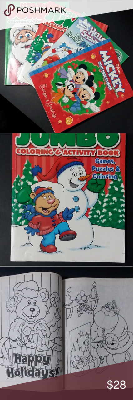 Jumbo Christmas Coloring Books