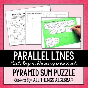 Parallel Lines And Transversals Worksheet Answers All Things Algebra