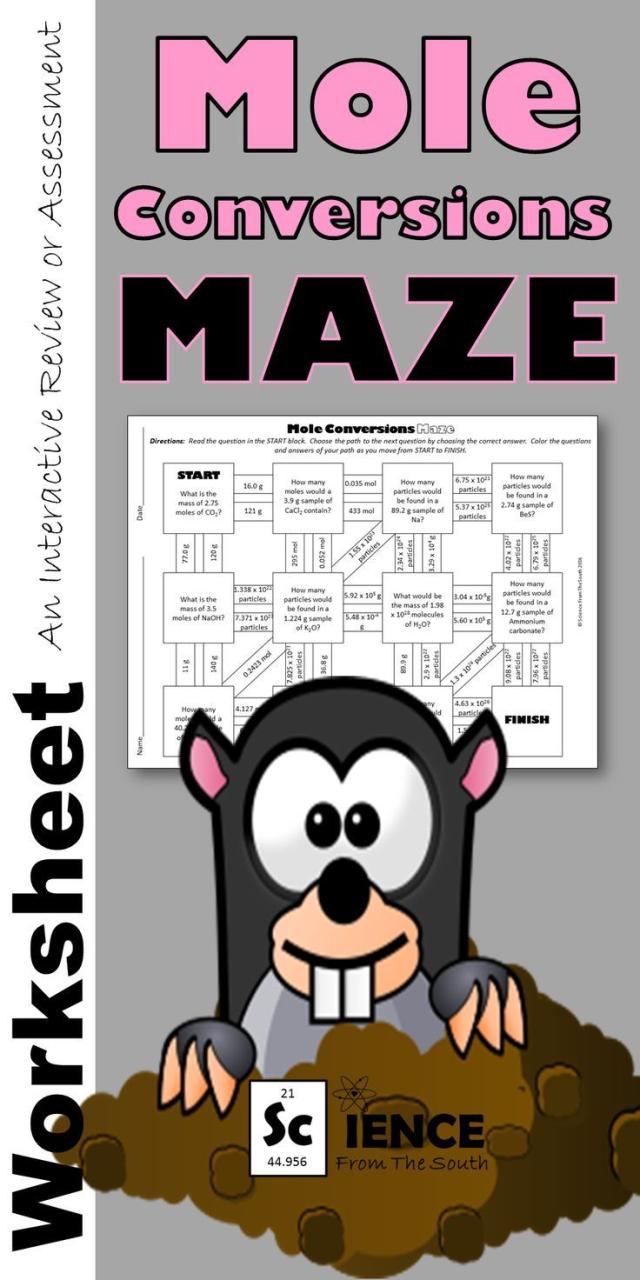 Dimensional Analysis Maze Worksheet Answer Key